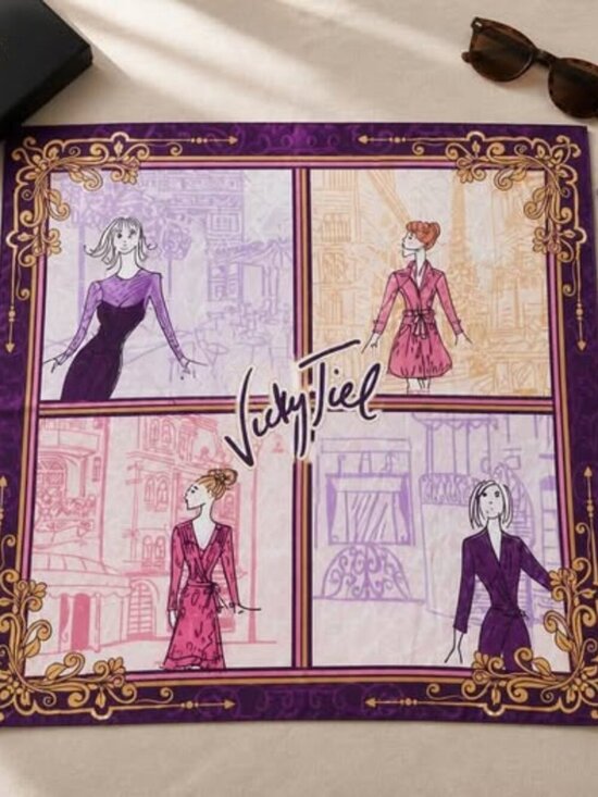 Vicky Tiel Accessories - Vicky Tiel Fashion Print Scarf